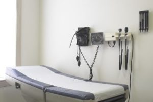 Exam Table in Room of Doctor's Office